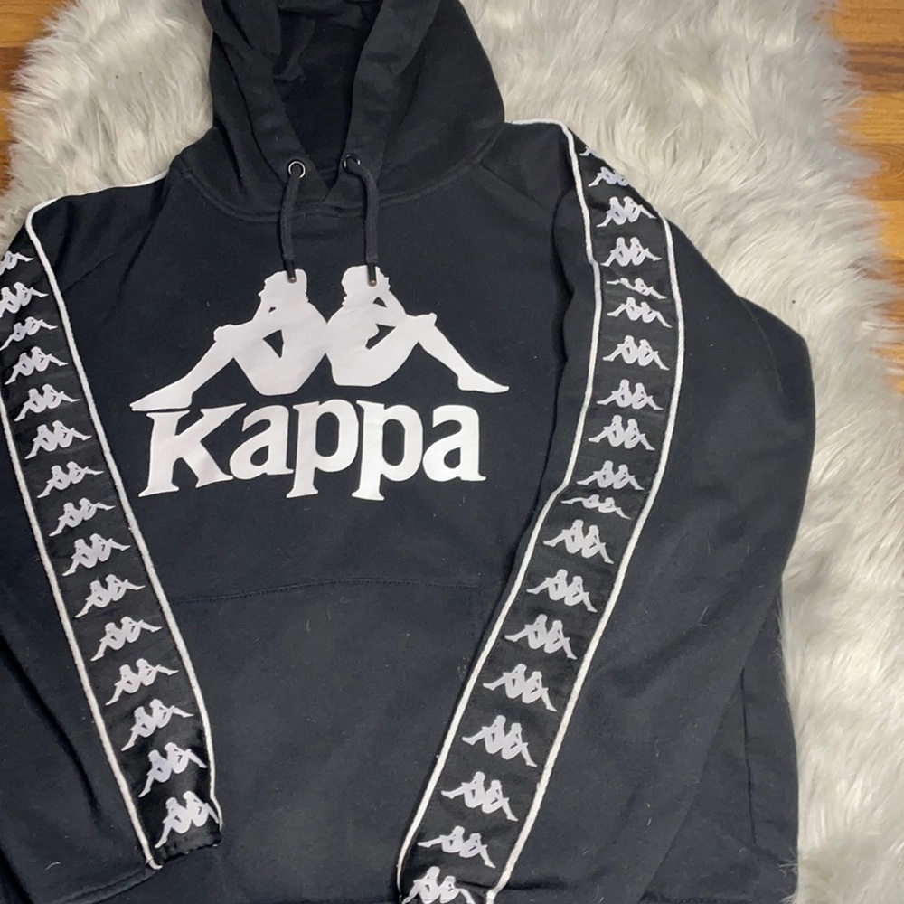 Black kappa hoodie